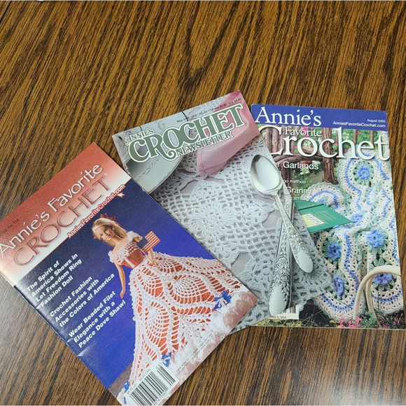 Annie's Crochet Magazine Set: May 1998, Aug 2002, 2003 - Picture 2 of 8